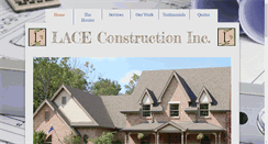 Desktop Screenshot of laceconstruction.com